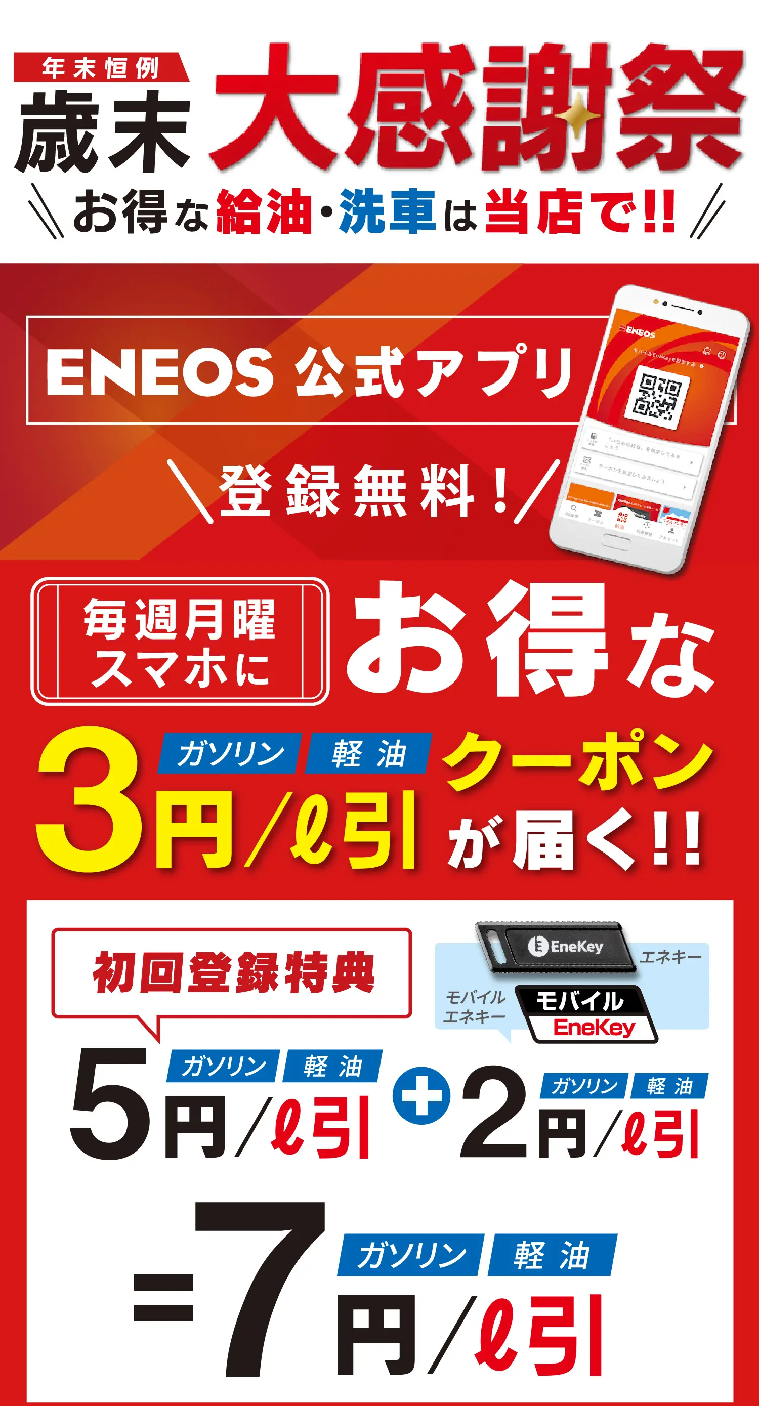 お得な給油情報｜ENEOS Enejet 杁ヶ池